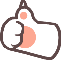 Paw Thumbs Up Emoji